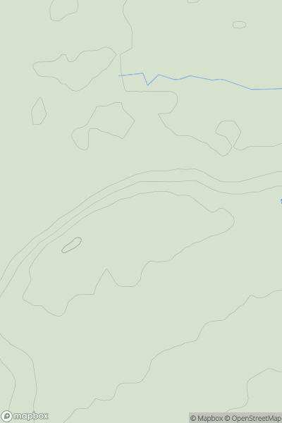 Thumbnail image for Hunt Hill [Welsh Borders S] showing contour plot for surrounding peak